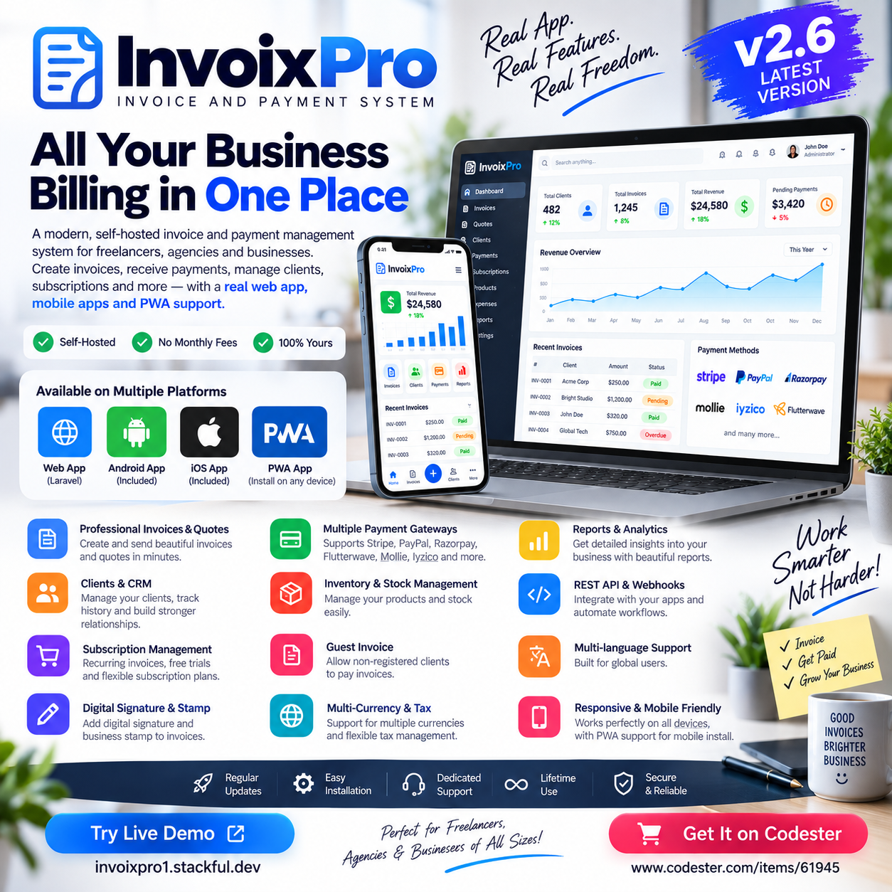 InvoixPro - Invoice And Payment System