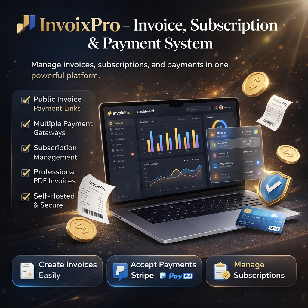 InvoixPro - Invoice And Payment System