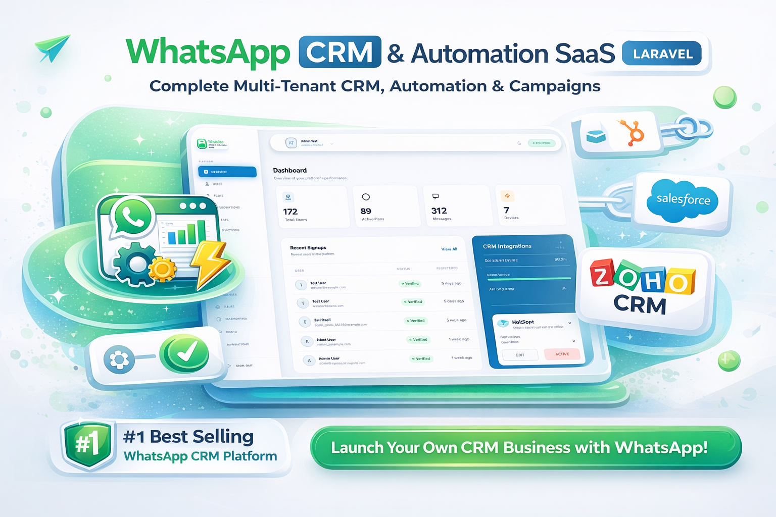 Whatsify - WhatsApp CRM Automation SaaS